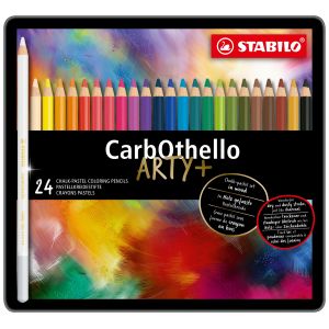 Boîte de 24 crayons pastels CarbOthello - Stabilo