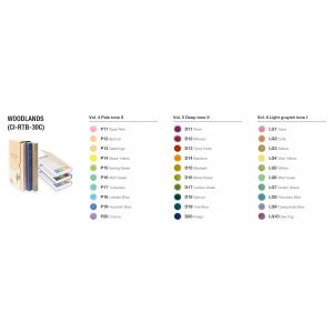 Set IROJITENS - Woodland - Tombow - palette de 30 couleurs assorties : pastels claires, profondes et grisâtres claires 