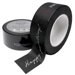 Bande de masquage - 20mmx20m - Hahnemühle - parfait pour des bords nets et précis - Noir - sans résidus