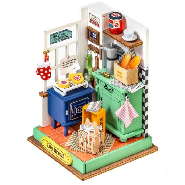 Diorama patisserie - Maquette 3D Robotime - Creastore