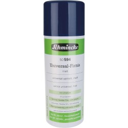 Vernis universel - FInition mate et incolore - acrylique, huile, gouache - bombe 400ml - Schmincke