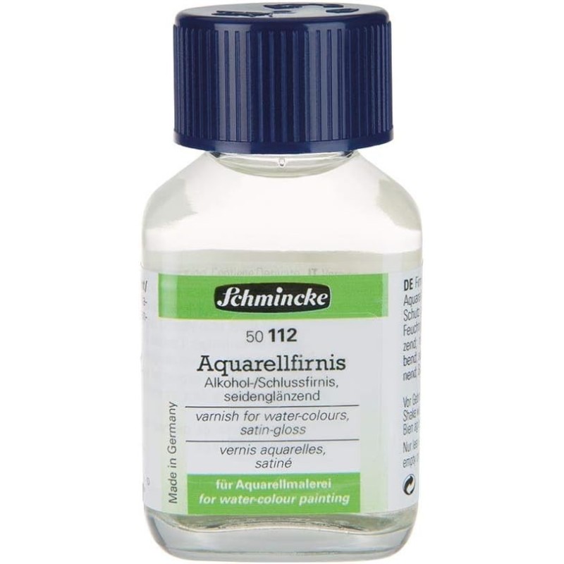 Vernis pour aquarelle - 60 ml - Finition satinée - Schmincke
