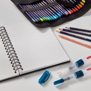 Rouleau trousse Roll&Go - Organisez vos crayons à la maison, au bureau ou pour vos déplacements - Derwent