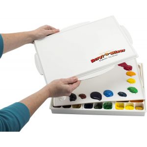 Palette Acryl-a-Miser - Permet d'organiser simplement vos couleurs lors de vos activités de peinture - 32x23x4 cm