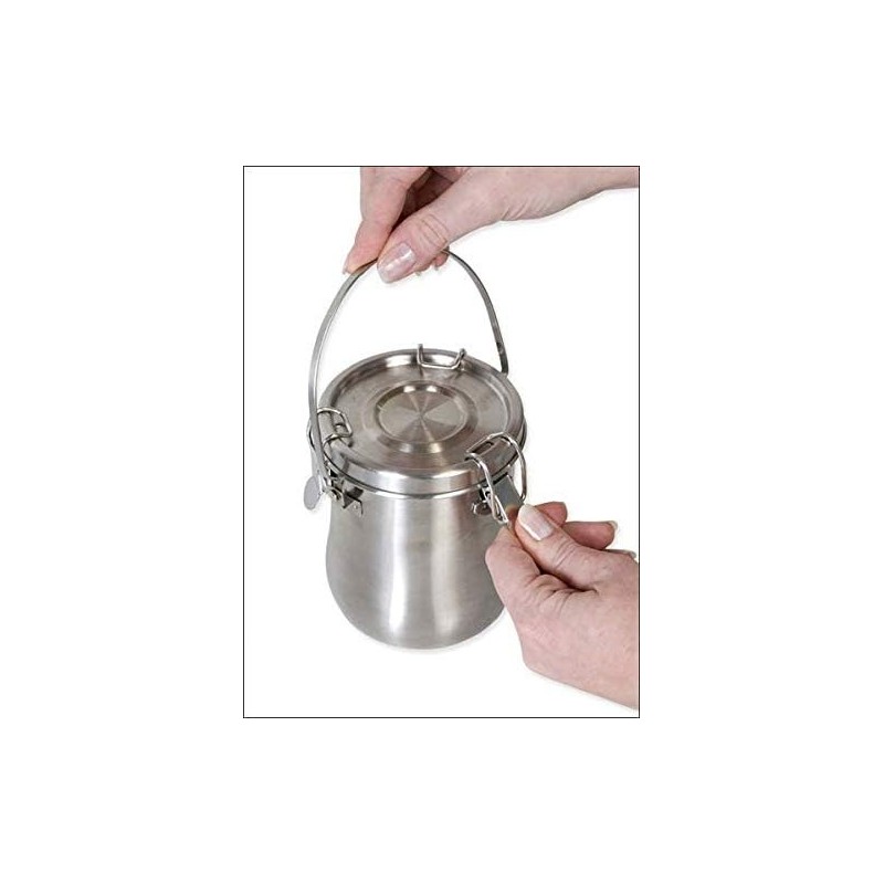 Pincelier Newton inox - couvercle étanche intégré