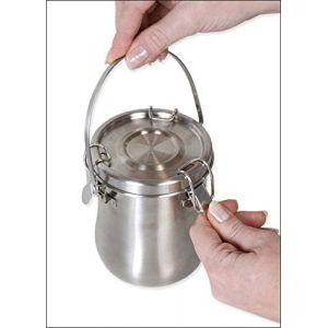 Pincelier Newton inox - couvercle étanche intégré