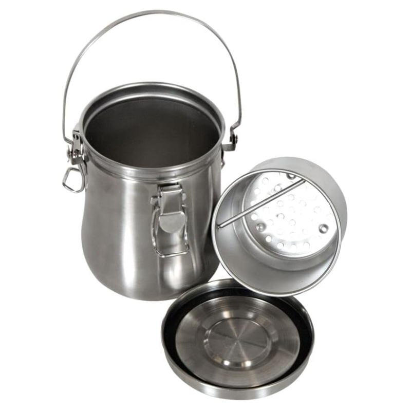 Pincelier Newton inox - Idéal pour transport et nettoyage efficace