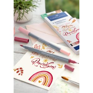 Feutre Goldfaber Aqua - Double pointe pour des travaux de finesse comme de remplissage -  Faber-Castell