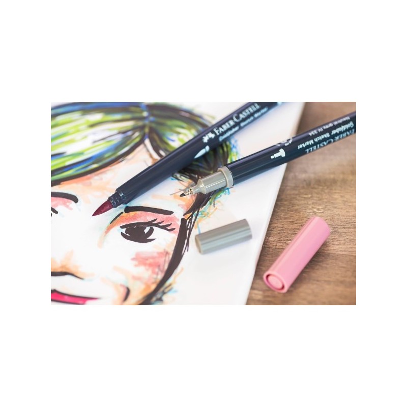 Set 6 feutres à alcool Goldfaber Sketch- Portrait -  Lettering, réalisation de BD, mangas, mandalas, croquis, ébauches, illustra