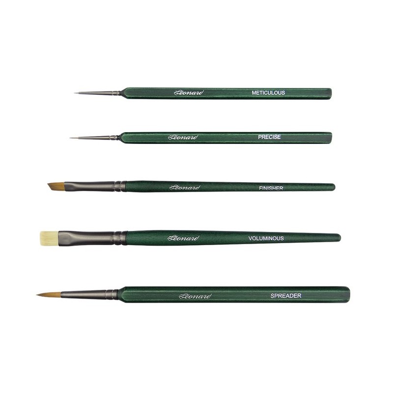 Pinceaux modélisme - Set professionnel - Fibres synthétiques - Grande précision -  Léonard