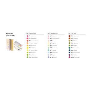 Set IROJITENS - Seascape - nuancier couleurs - vol.7, vol.8 et vol.9 - fluorescentes, ternes et très claires -  Tombow