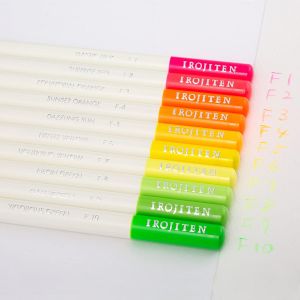 Set IROJITENS - Seascape - Coffret vol.7 - couleurs fluorescentes ( Flurorescence ) - Tombow