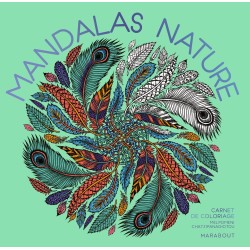Mandalas Nature- Carnet de coloriage - Forêts tropicales, jungle, fonds marins, prairies - 45 coloriages -  Livre