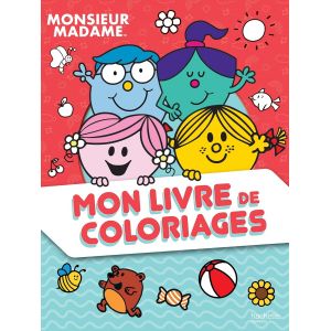 Mon livre de coloriages Monsieur Madame - Hachette - 48 pages - Livre