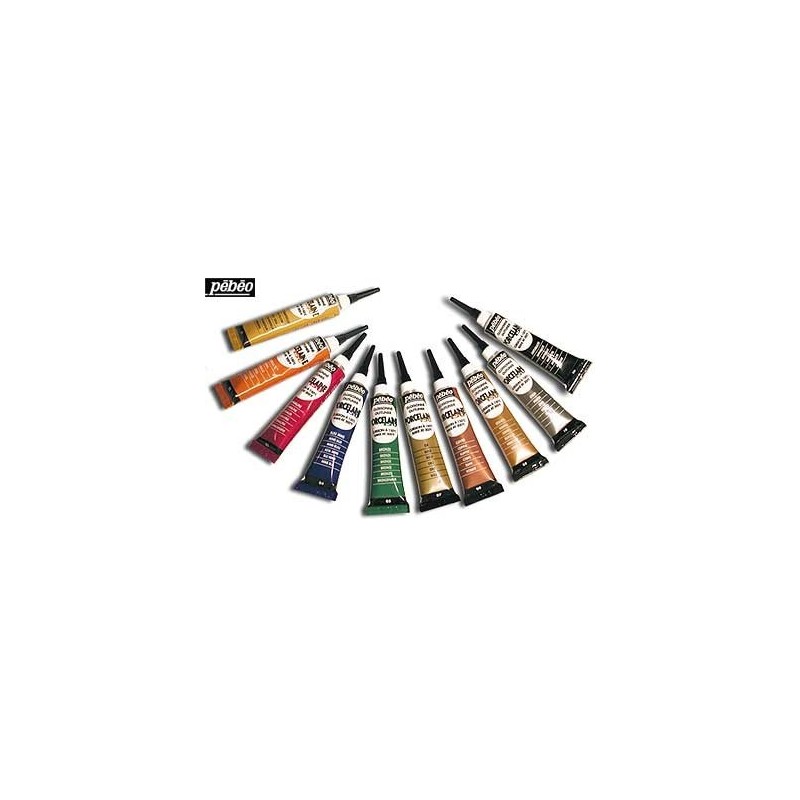 Cloisonnés Porcelaine 150 en tube, peinture porcelaine et faïence