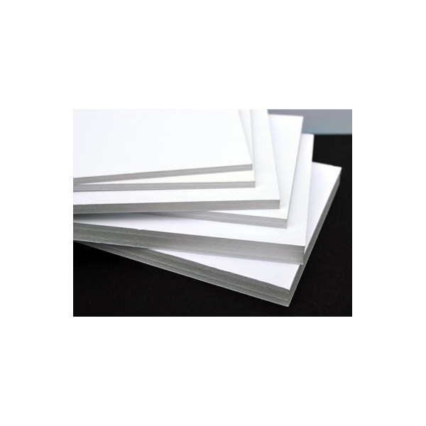 Carton mousse 10 mm blanc grand format 100x140 cm