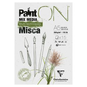 Bloc multi-technique  Paint'On - Misca- Clairefontaine