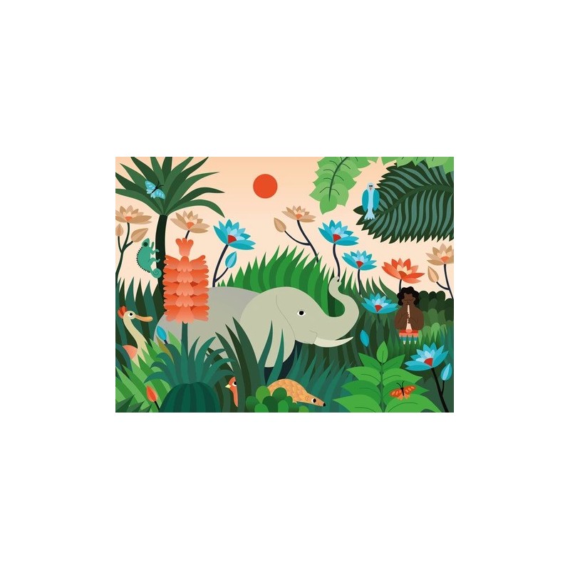L'art à la manière Le douanier Rousseau - Cartes à gratter - Caroline Selmes - Livre