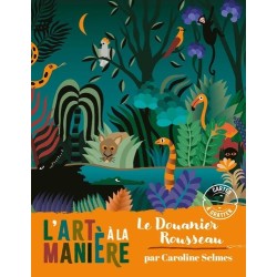 L'art à la manière Le douanier Rousseau - Cartes à gratter - 6 cartes à gratter, avec des couleurs d'encres différentes, avec de