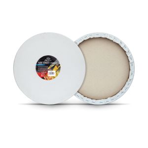 Châssis rond coton - 350g - huile et acrylique - Phoenix