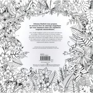 Jungle magique Johanna Basford - Coloriage - Jungle magique - 96 pages - Livre