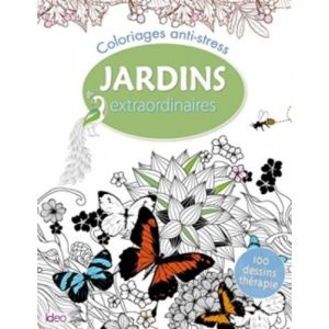 Coloriages jardins extraordinaires - Livre