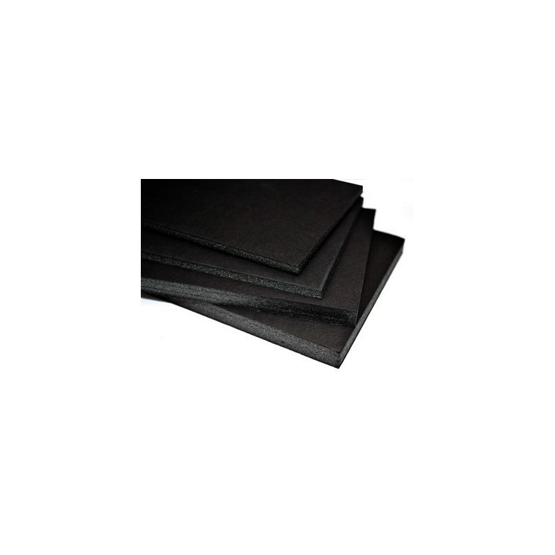 Carton mousse noir et carton plume noir