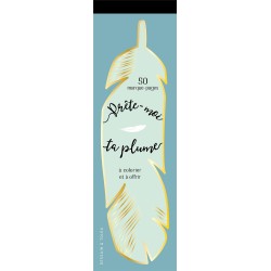 50 marque-pages à colorier - Prête-moi ta plume - Réalisez de superbes marque-pages personnalisés