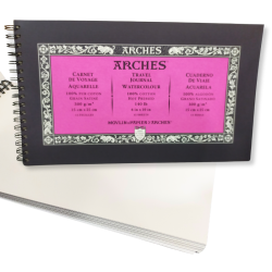 Carnet aquarelle Arches coton grain satiné