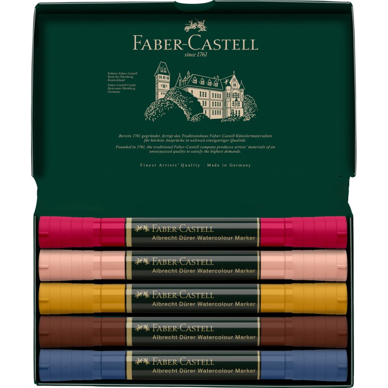 Set de 5 marqueurs aquarellable Albrecht Dürer - Faber-Castell