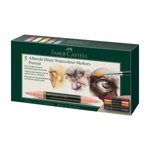 Set de 5 marqueurs aquarellables Albrecht Dürer - Portrait - Faber-Castell