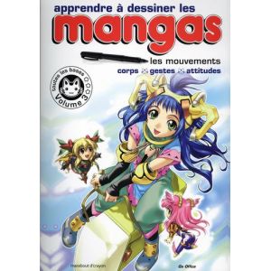 Apprendre à dessiner les mangas Vol.3 - Les mouvements - personnages - 128 pages - Kazuaki Morita, Yumiko Deguchi, Hiroko Shioda