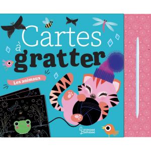 Cartes à gratter "Les animaux" - Livre