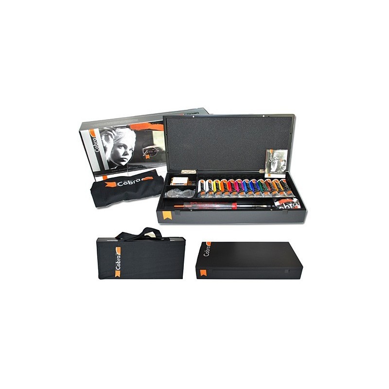 Coffret Cobra,Peinture à l'huile diluable à l'eau, Cobra de Royal Talens Qualité Extra-fine