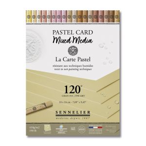 Pastel Card mixed media - Jaune de Naples - 18x24cm - Sennelier