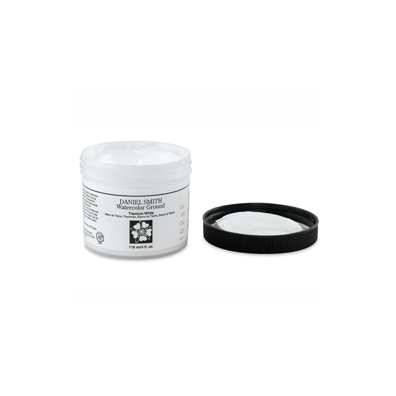 Fond pour aquarelle 118ml -Blanc de titane - Convient pour nombreux supports ; toile, bois, céramique, métal, pierre, plastique,