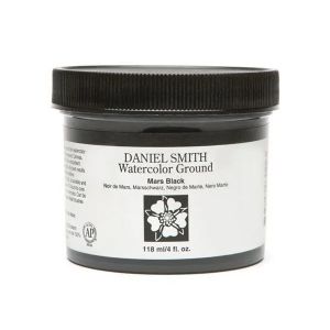 Fond pour aquarelle 118ml -Noir de mars - qualité similaire au papier aquarelle pressé à froid - toutes surfaces - Daniel Smith
