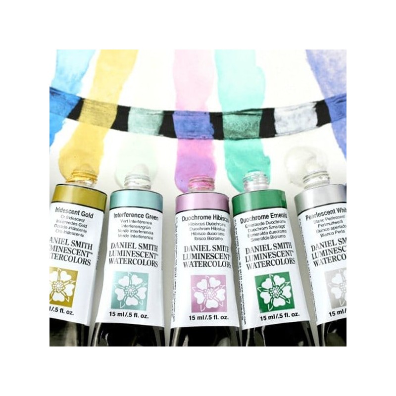 Aquarelle extra-fine 15ml - Luminescent - Couleurs luminescentes et irisées - effets optiques - Daniel Smith