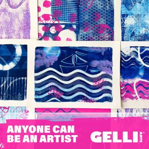Plaque de Gel pour Impression - Tout le monde peut être un artiste - Gelli