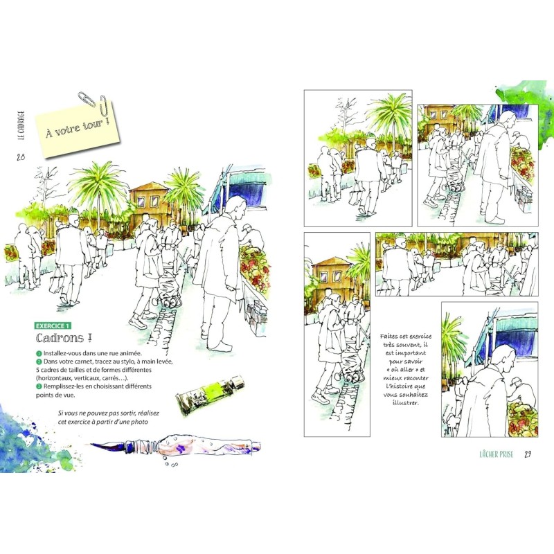 Portraits et scènes de vie en voyage - Dessiner des scènes de vie - Renata Lahalle -  Livre