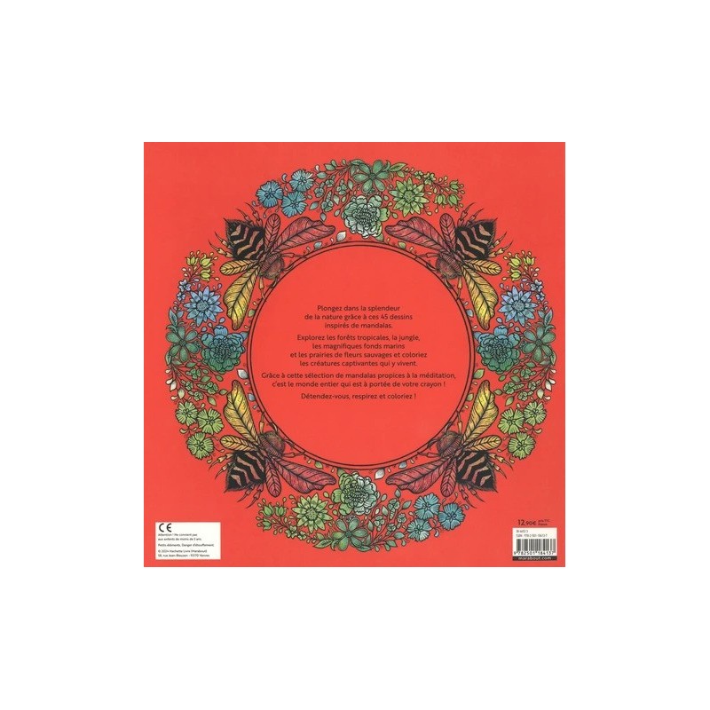 Mandalas nature coloriage - Melpomeni Chatzipanagiotou -  Livre