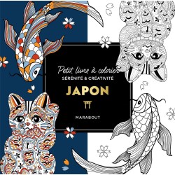 Petit livre à colorier Japon - sérénité et créativité - Marabout - Livre