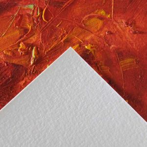 Pack 5 feuilles 50x65cm acrylique - Grain fin 400g - Papier résistant et sans acides - Canson 