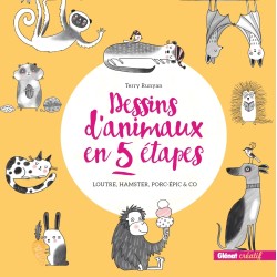 Dessins d'animaux en 5 étapes - Animaux amusants et créatures excentriques - Terry Runyan -  Livre