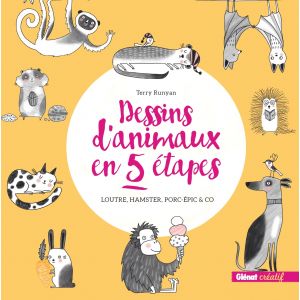 Dessins d'animaux en 5 étapes - Livre
