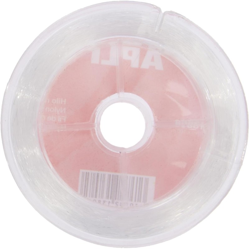 Fil de nylon 0.35mm X 100m - création de bijoux, bricolage, jardinage, travaux manuels, décoration - Apli 