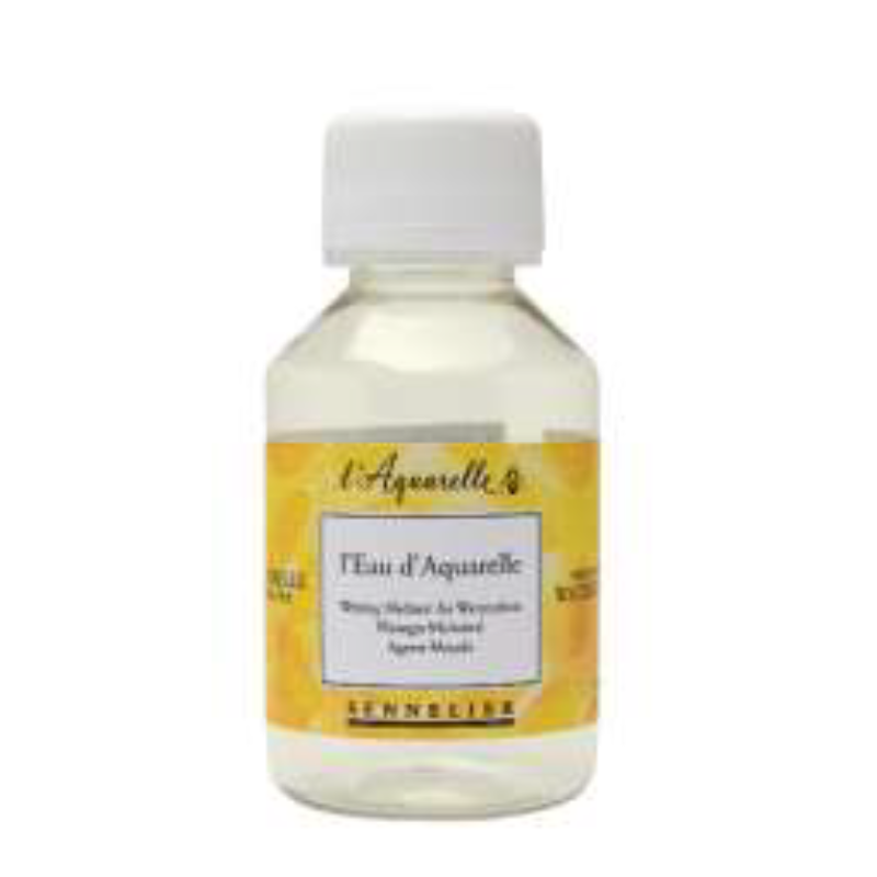L'Eau d'Aquarelle - 100ml - Médium mouillant pour dilution aquarelle - Augmente vivacité et brillance des couleurs - Sennelier