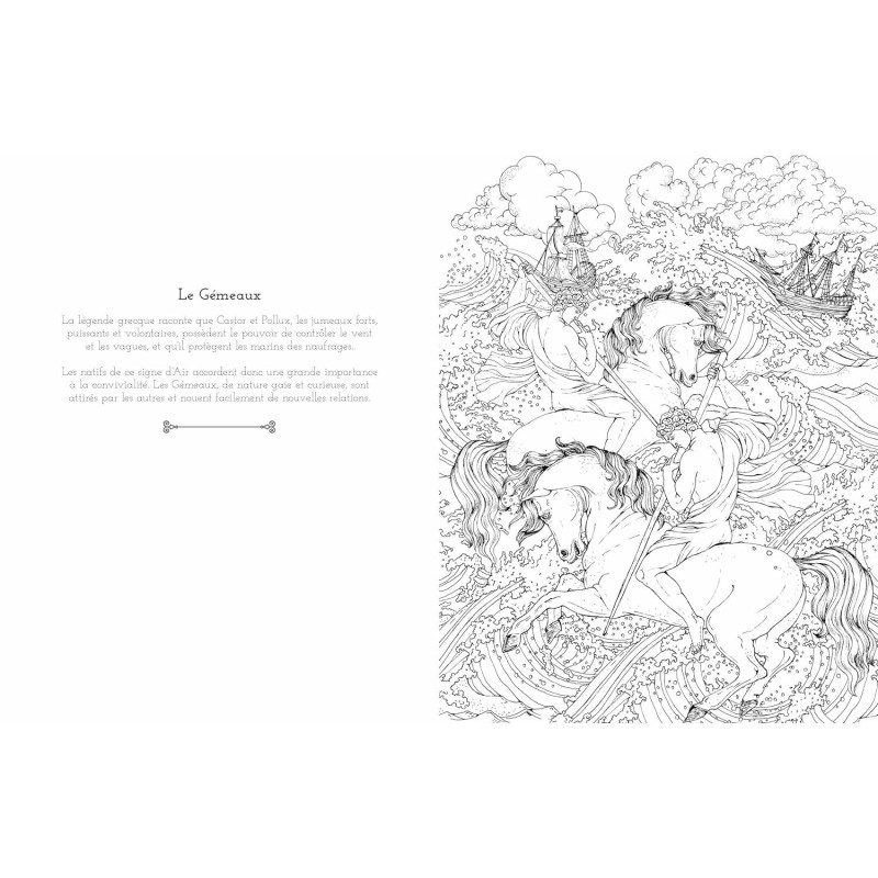 Astrologie Coloriages - Ana Jaren - Les gémeaux - Hugo document - Livre