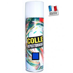 Colle Repositionnable en spray- Montages successifs