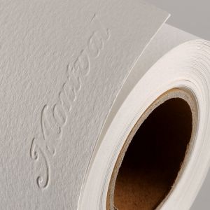 Rouleau papier Montval - 1.5m x 10m - Aquarelle - Blancheur naturelle - Grain fin 300g -  Canson
